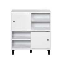 REGAL weiß - Weiß, Holzwerkstoff (90/99/38cm) - ebuy24