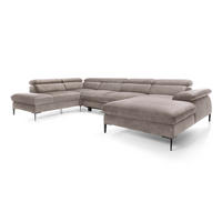 ECKSOFA BLUES Beige 353x214x94 cm - Beige, Textil (353/214cm) - FURNLUX