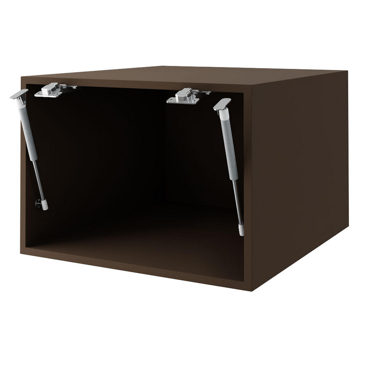 AUFSATZSCHRANK Essen W6B/40 Weiß Hochglanz / Eiche Artisan Matt 40 / 59 / 36cm - Weiß Hochglanz/Eiche Artisan, Holz/Holzwerkstoff (40/59/36cm) - Feldmann-Wohnen