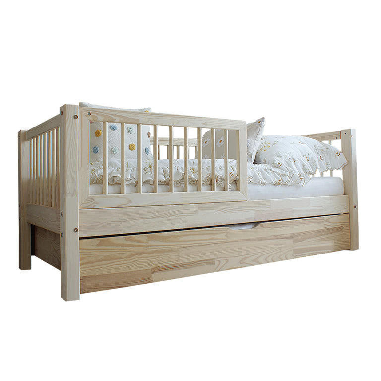 POSTEĽ 90/190 Sybil Prírodné drevo - hnedá, drevo (90/190cm) - Petits-meubles