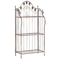 RAFT metal 123 cm 59 cm negru Visano - negru, metal (59/123/30cm) - Beliani