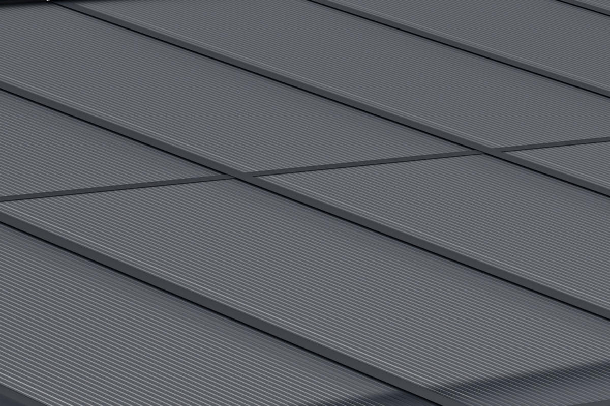 PERGOLA / CARPORT Kleo Grau 4m x 3m - Grau, Metall (374/270/300cm) - Cazeboo