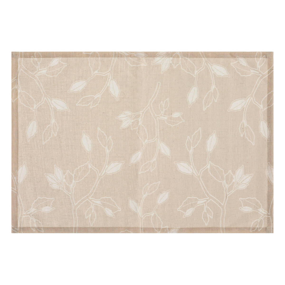 TISCHSET Blumenmuster Beige 45/30 cm - Beige, Textil (30/45cm)