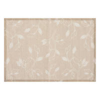 TISCHSET Blumenmuster Beige 45/30 cm - Beige, Textil (30/45cm)