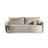 SOFA Perugia Beige, mit Schlaffunktion - Beige, Holzwerkstoff/Textil (231/93/106cm) - Bettso