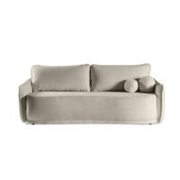 SOFA Perugia Beige, mit Schlaffunktion - Beige, Holzwerkstoff/Textil (231/93/106cm) - Bettso