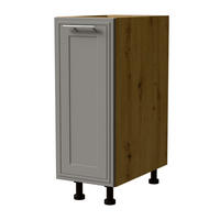 UNTERSCHRANK Salo D1D/30 Eiche Artisan / Dust Grey Matt 30 / 50 / 82cm - Eiche Artisan/Grau, Holz/Holzwerkstoff (30/82/50cm) - Feldmann-Wohnen