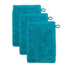 WASCHHANDSCHUH SUPERWUSCHEL 3ER PACK - Türkis, Textil (15/20cm) - MÖVE