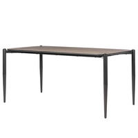ESSTISCH - Wildeiche, Holzwerkstoff/Metall (90/160/75cm) - home24