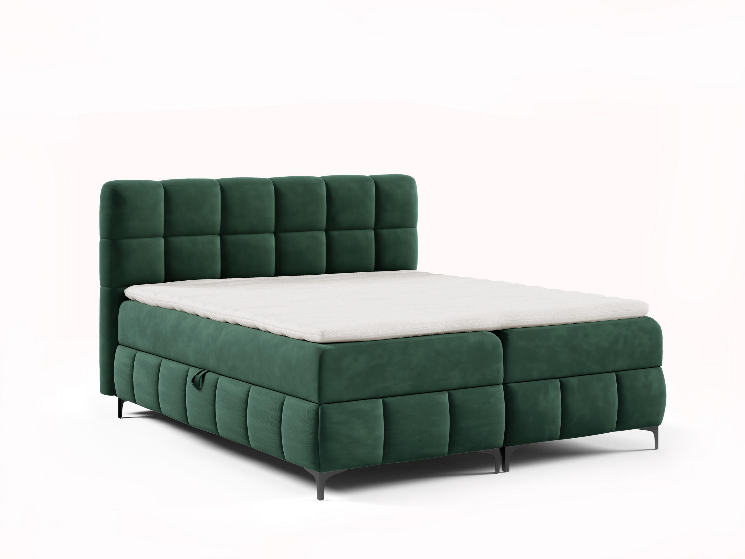 BOXBETT Cynthia 120x200 grün H3 - Grün, Textil (120/200cm) - AN-Moebel 4u