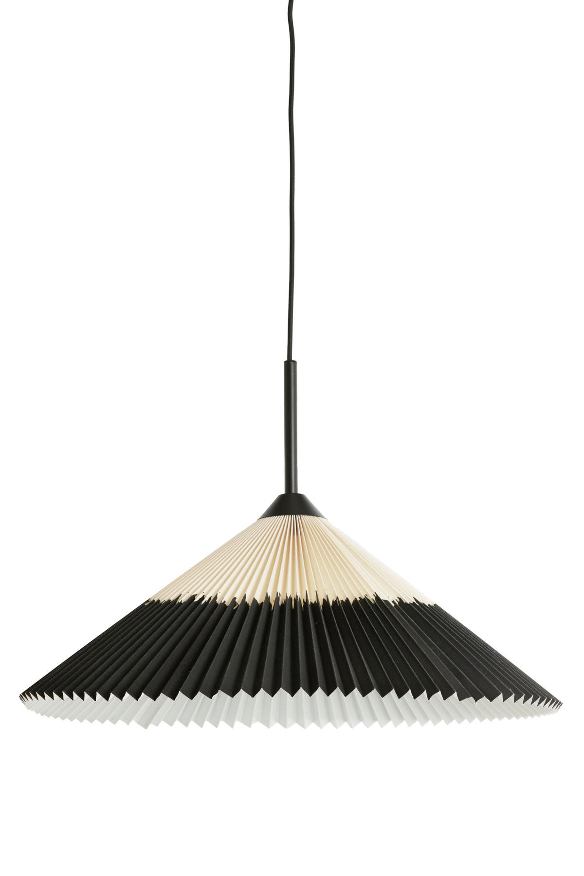 PLEAT - - 60/60/23 cm - Schwarz, Textil (60/60/23cm) - Light & Living