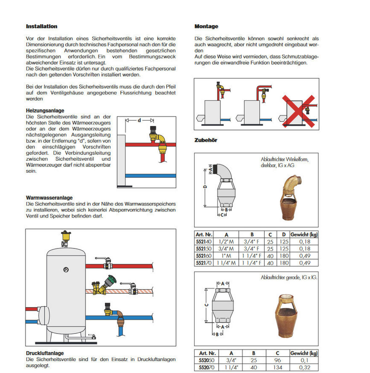 AUSLAUFTRICHTER gerade 1 1/4" IG x 1 1/4" IG - Messingfarben, Kunststoff (10.4/9/15.5cm) - Caleffi