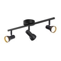 DECKENLEUCHTE Maier 42.5/8/15.5cm - Schwarz, Metall (42.5/8/15.5cm) - Nettlife