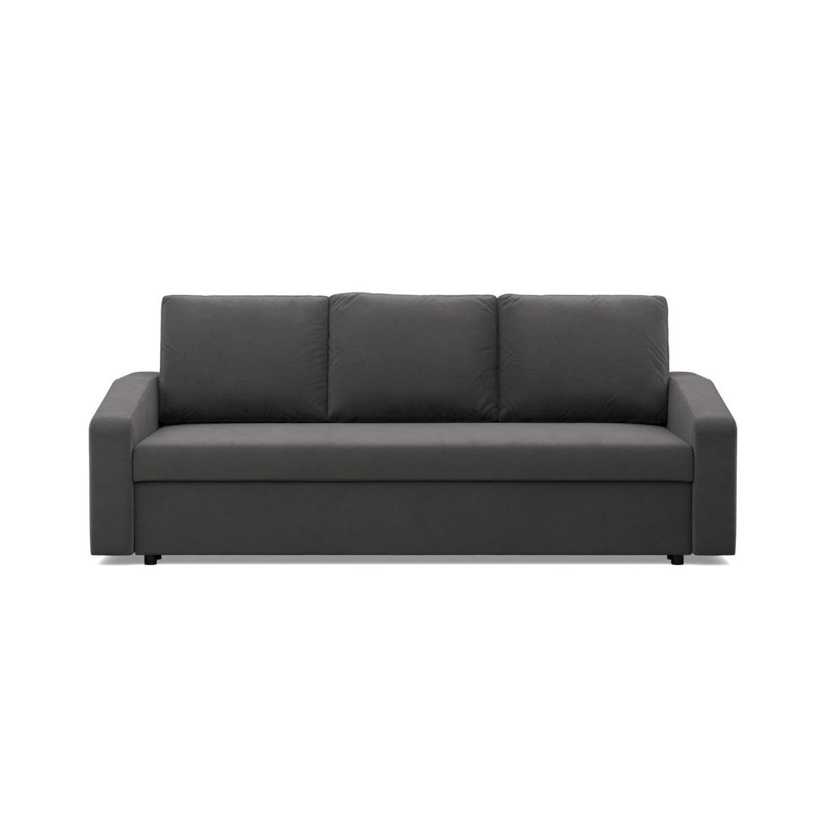 SOFA 3-SITZER MIT SCHLAFFUNKTION NEO, Grau - Grau, Textil (220/92/92cm) - Mebligo