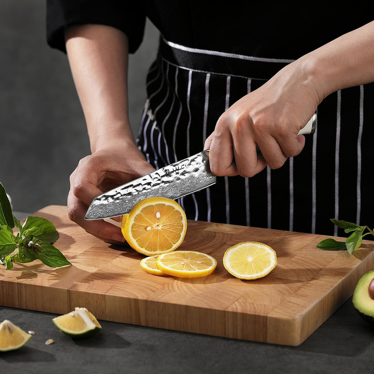 MESSERSET 3-tlg. 9-18 cm - Weiß, Metall (1cm) - Wakoli