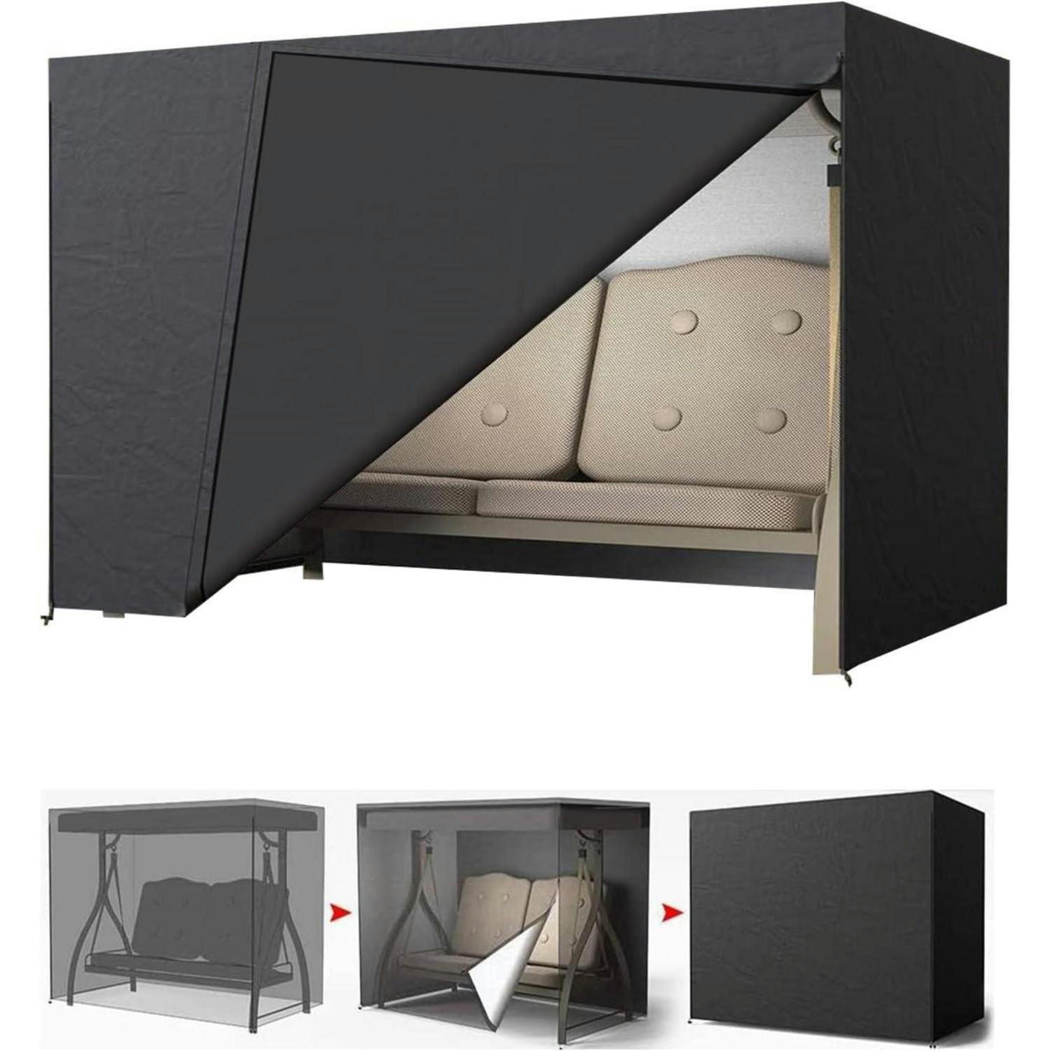 XXXLutz Abdeckung Schwarz 125x170x215 cm