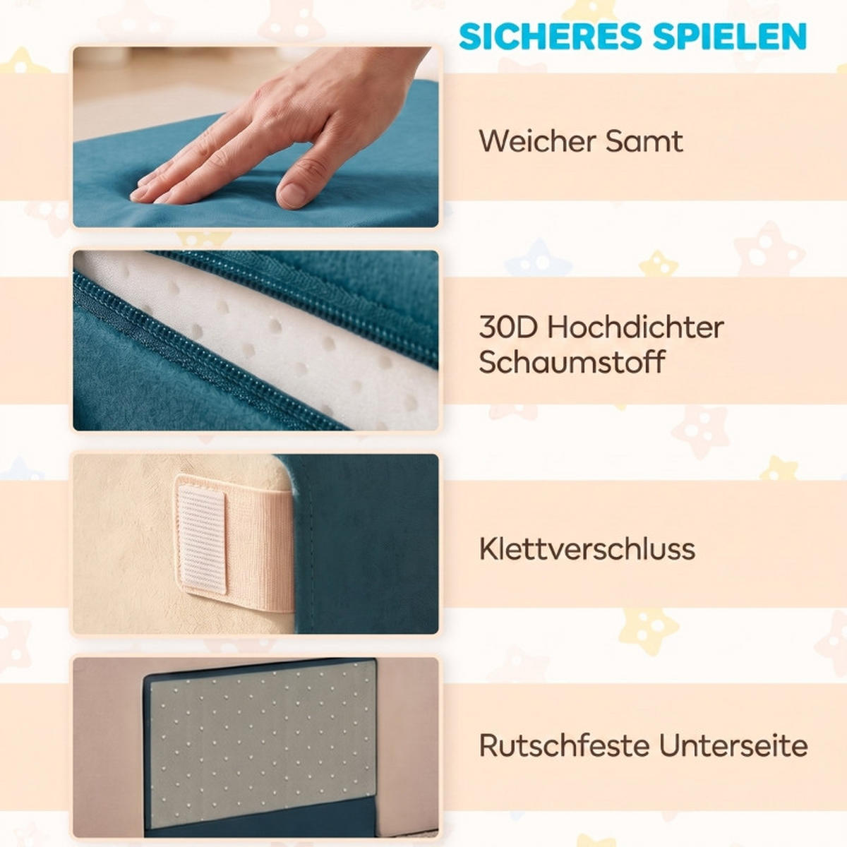 KONSTRUKTIONSSPIELZEUG Bausteine Blau - Blau, Kunststoff (39/44/131cm) - Korfee