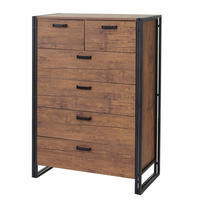 HIGHBOARD Wildeiche Dekor - Wildeiche, Holzwerkstoff (80/115/40cm) - MCW