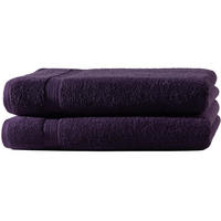 BADETUCH 100x150 cm Frottier Handtücher im 2er Set aus 100% Baumwolle, Lila 500g/m2 - Lila, Textil (100/150cm) - Carpe Sonno