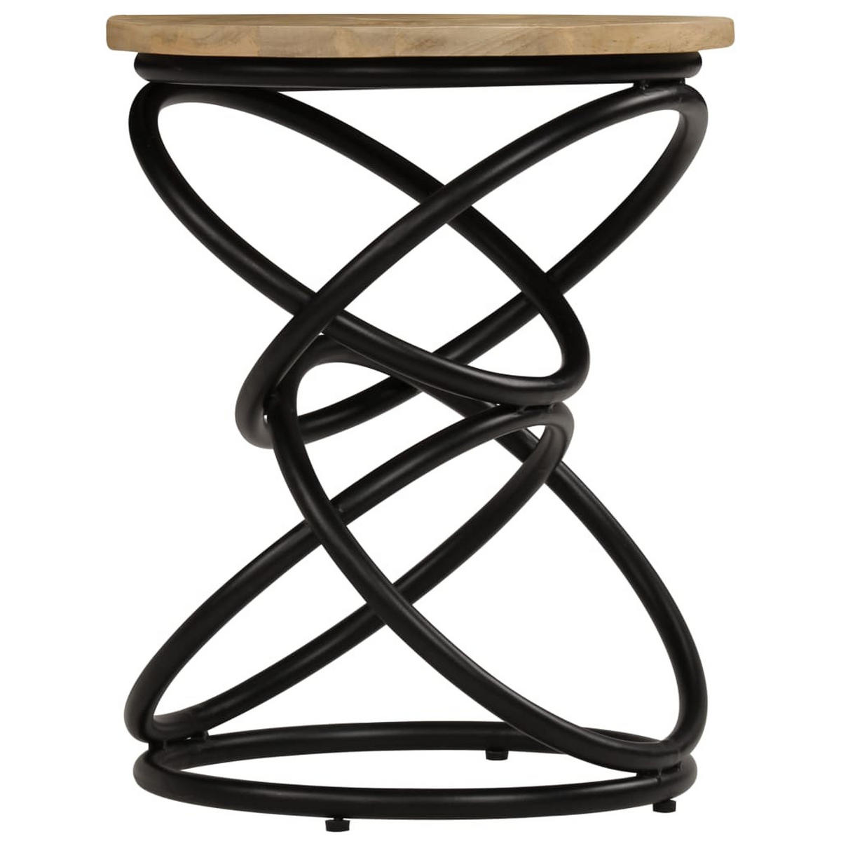 BEISTELLTISCH Mango Massivholz 40x50 cm - Braun, Holz (40/40/50cm) - furnicato