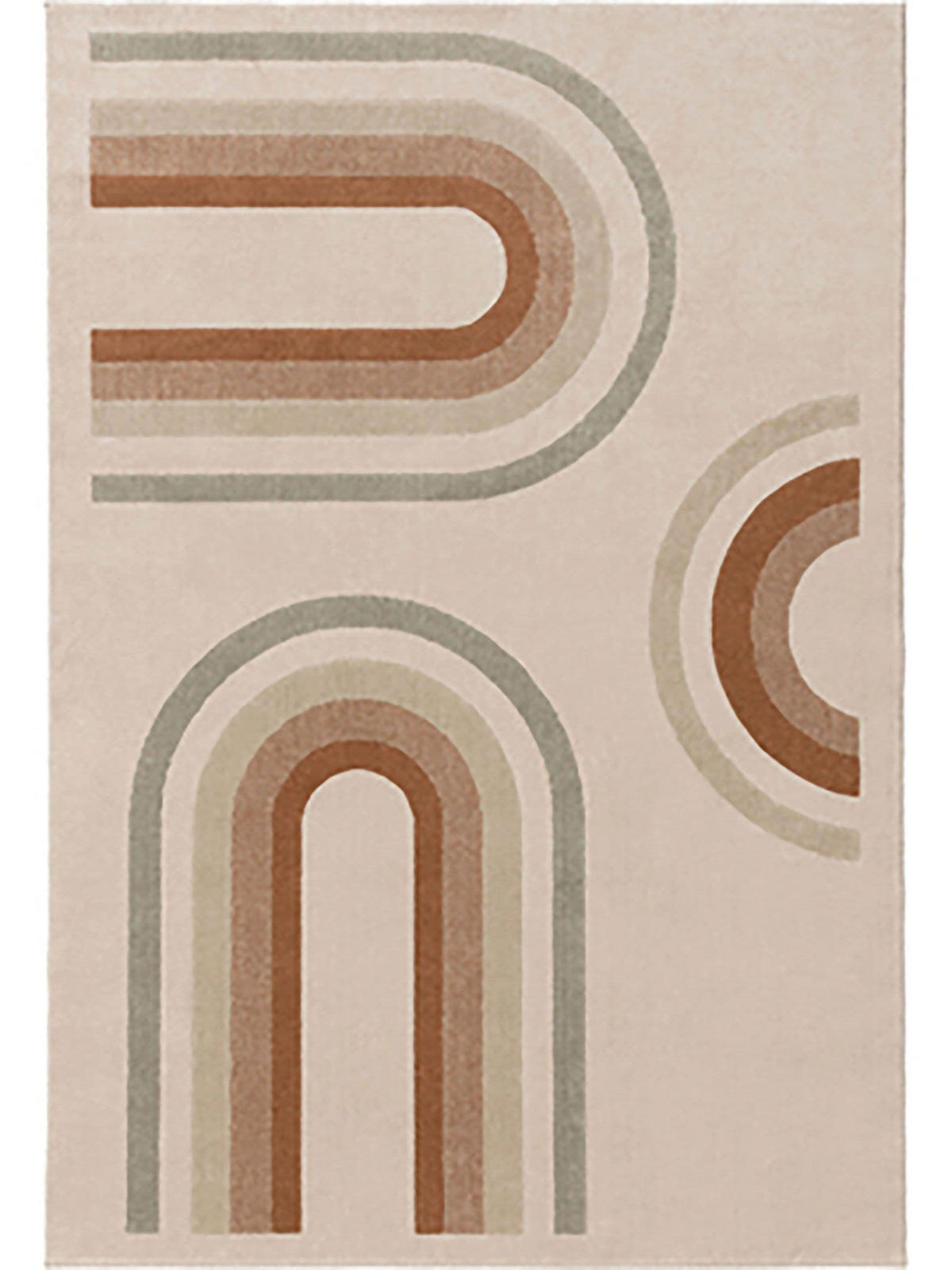 TEPPICH Ida Multicolor 80x150 cm - Multicolor, Textil (80/150cm) - benuta Pop
