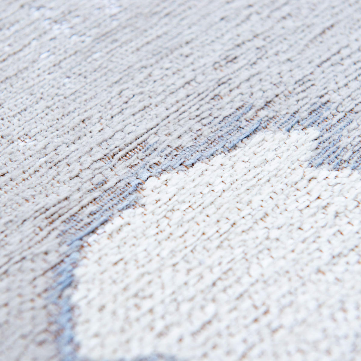 TEPPICH Iode Meditation Lagoon 240/240 cm - Grau, Kunststoff/Textil (240/240cm) - Louis De Poortere