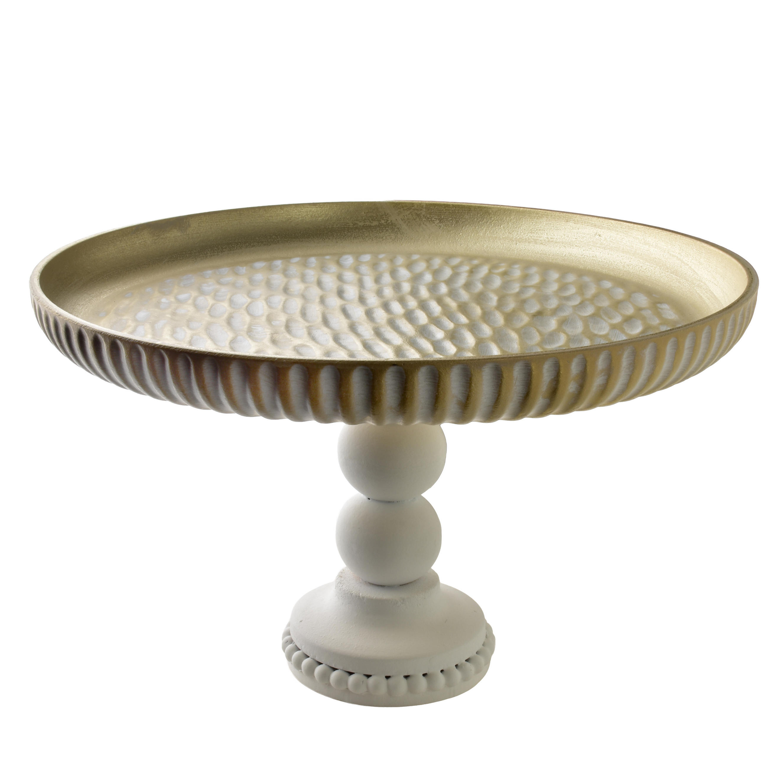 DEKOSCHALE Daz Natur 35/35/21 cm Holz - Goldfarben, Holz (35/21cm) - Mondex