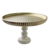 DEKOSCHALE Daz Natur 35/35/21 cm Holz - Goldfarben, Holz (35/21cm) - Mondex