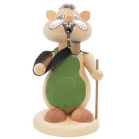 RAUCHFIGUR Hamster Kranker 18 cm - Multicolor, Holz (12/18/0.1cm)