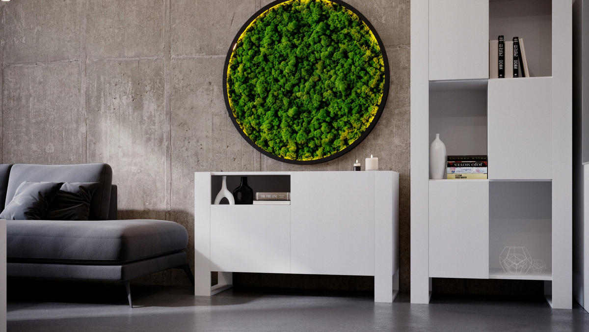KOMMODE Karo 120/75/43.6 - Weiß, Holzwerkstoff (120/75/43.6cm) - RAUMHIRSCH FURNITURE