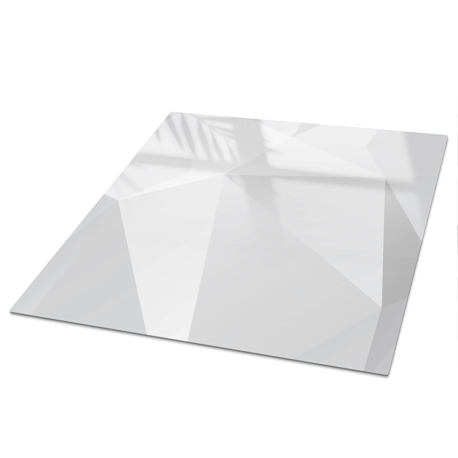Wallfluent Tischplatte Grau 50x0.4x50 cm