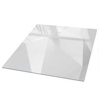 TISCHPLATTE 50x50 cm – Subtile Geometrie - Grau, Glas (50/50/0.4cm) - Wallfluent