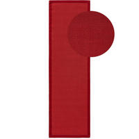 TEPPICH Sisal Sana Rot - Rot, Naturmaterialien (70/1cm) - KUNSTLOFT