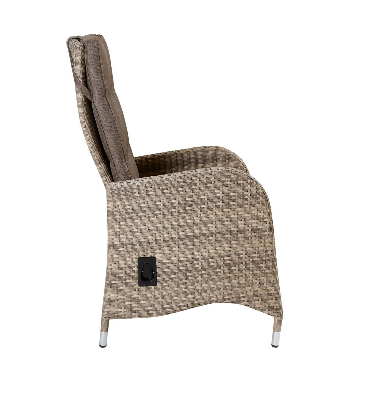 GARTENSTUHL Topeka 65x62,5x112 cm, Polyrattan, Natur - Naturfarben, Kunststoff (65/112/62.5cm) - dasmöbelwerk