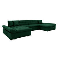 WOHNLANDSCHAFTEN Alia Premium - Grün, Holz/Textil (360/75/160cm) - MIRJAN24