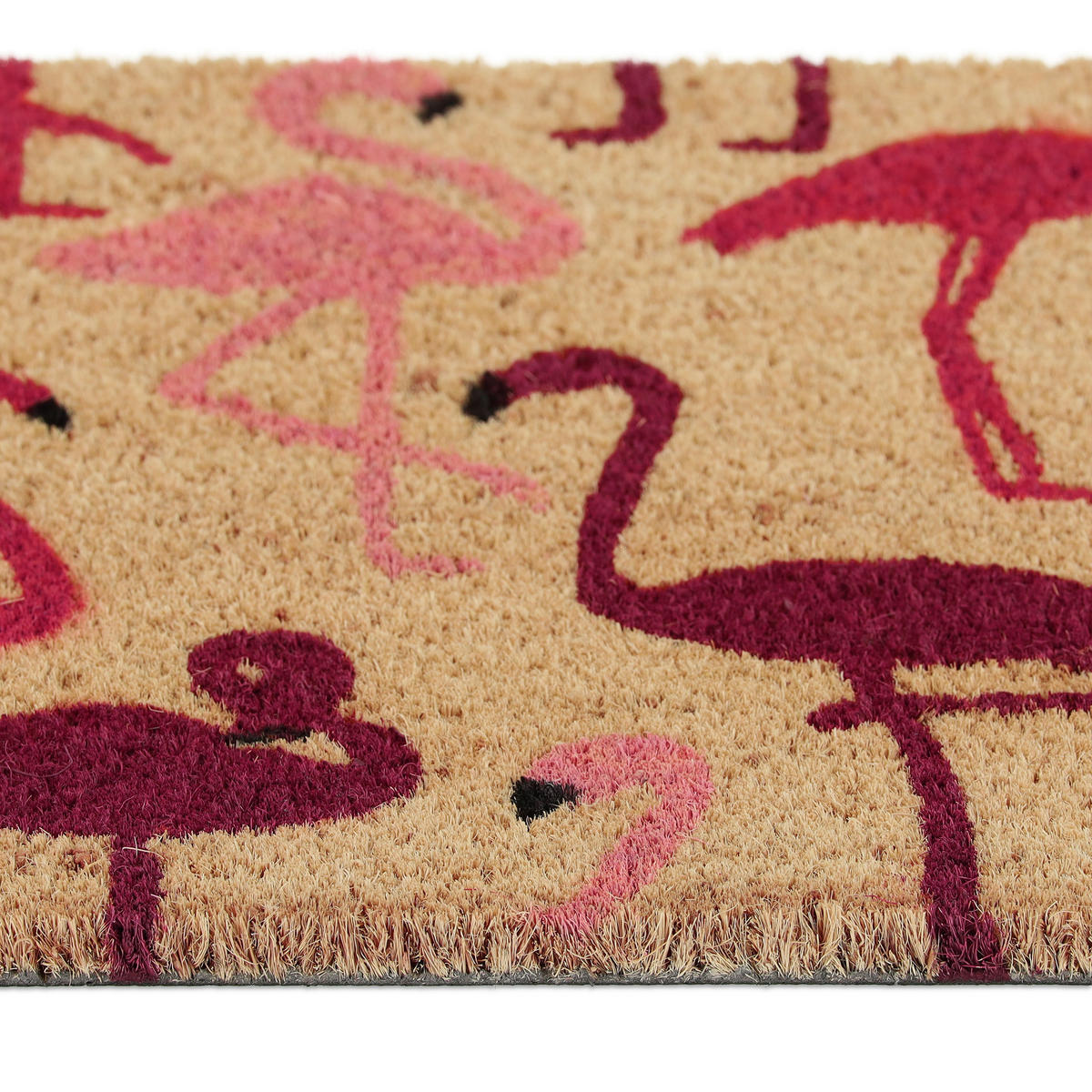 KOKOSFUSSMATTE - Multicolor, Kunststoff/Textil (60/40cm) - Relaxdays