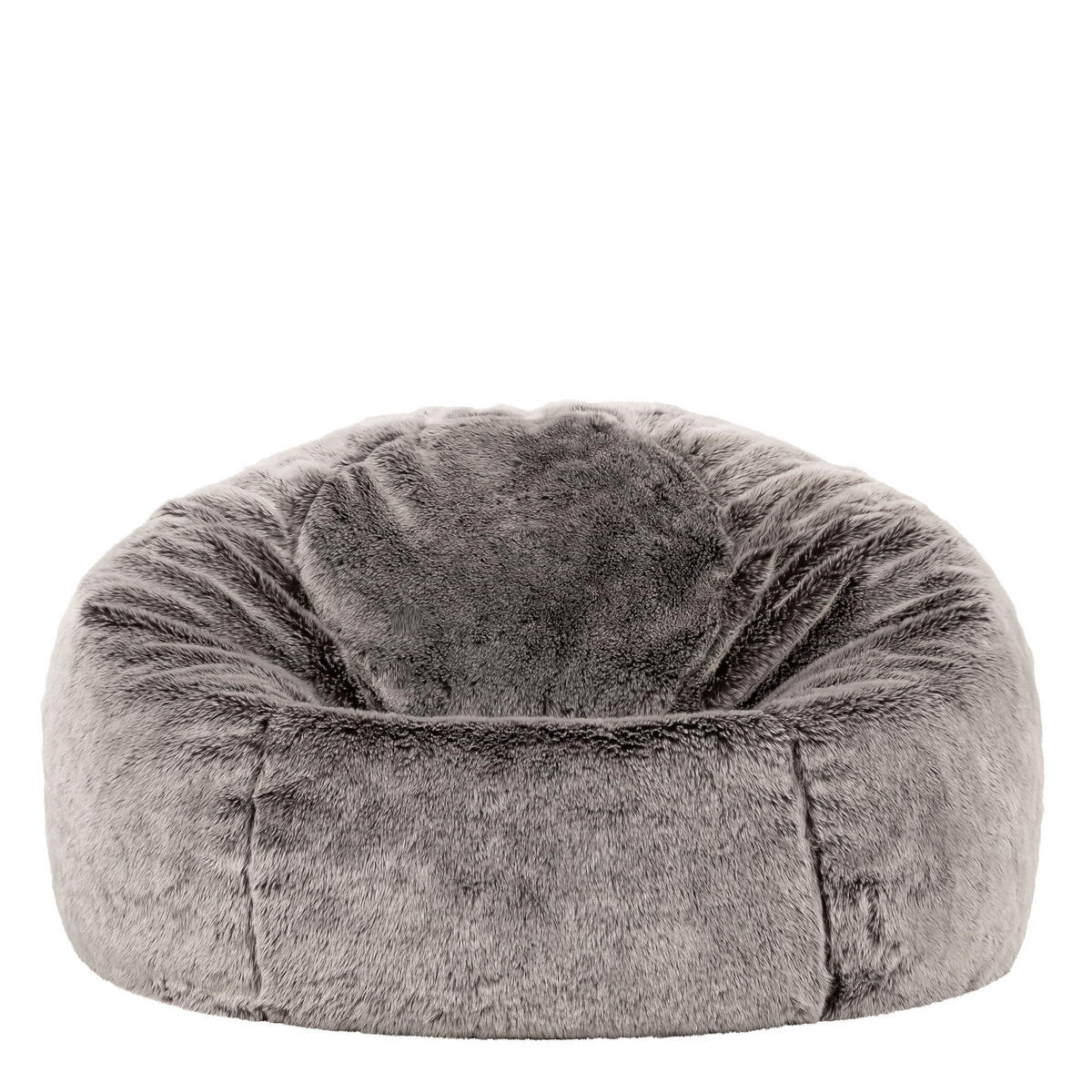 SITZSACK Kingston aus Kunstfell - Grau, Kunststoff (85/50/85cm) - icon