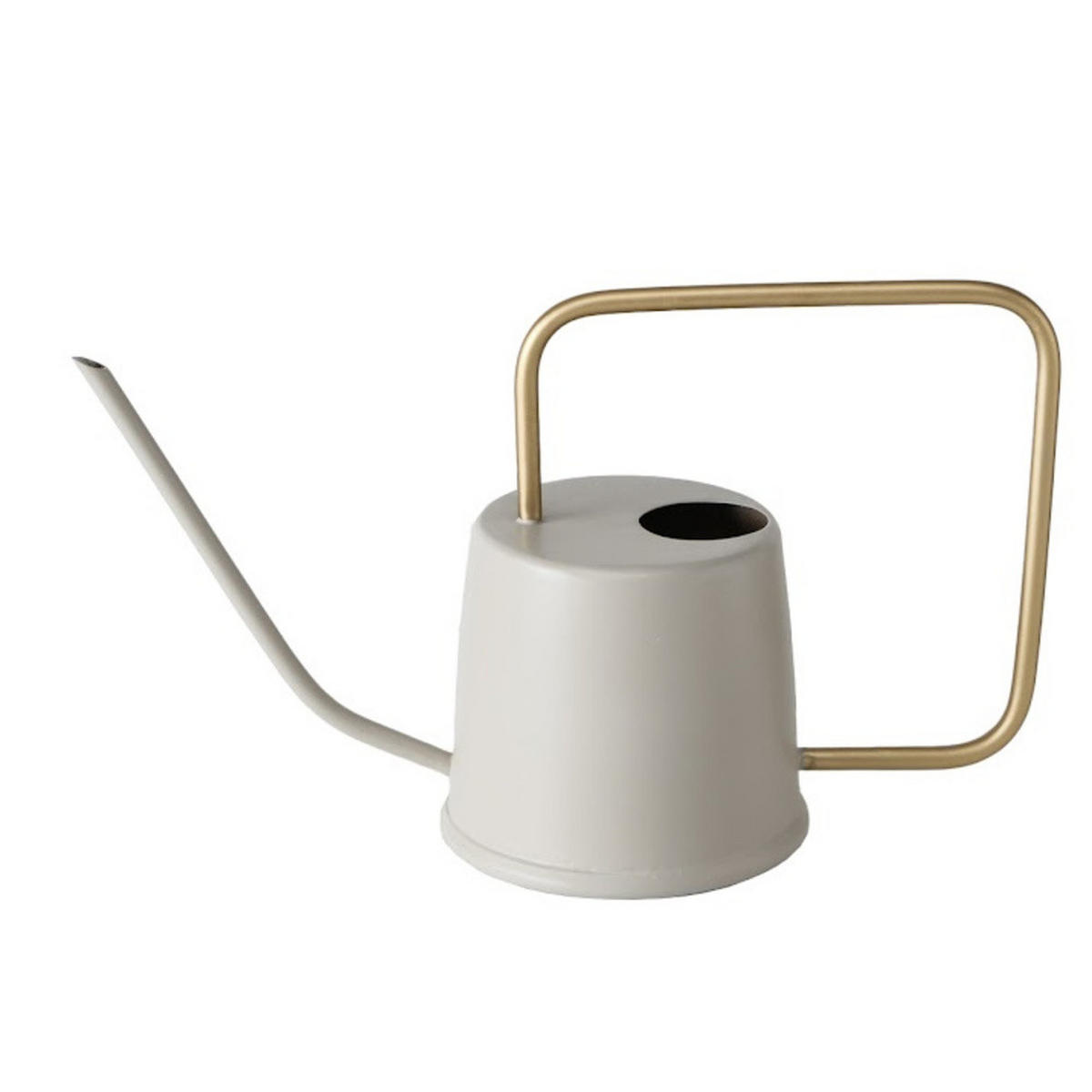 GIESSKANNE Metall Jaryn 23 cm - Grau, Metall (15/23/39cm) - Boltze Home