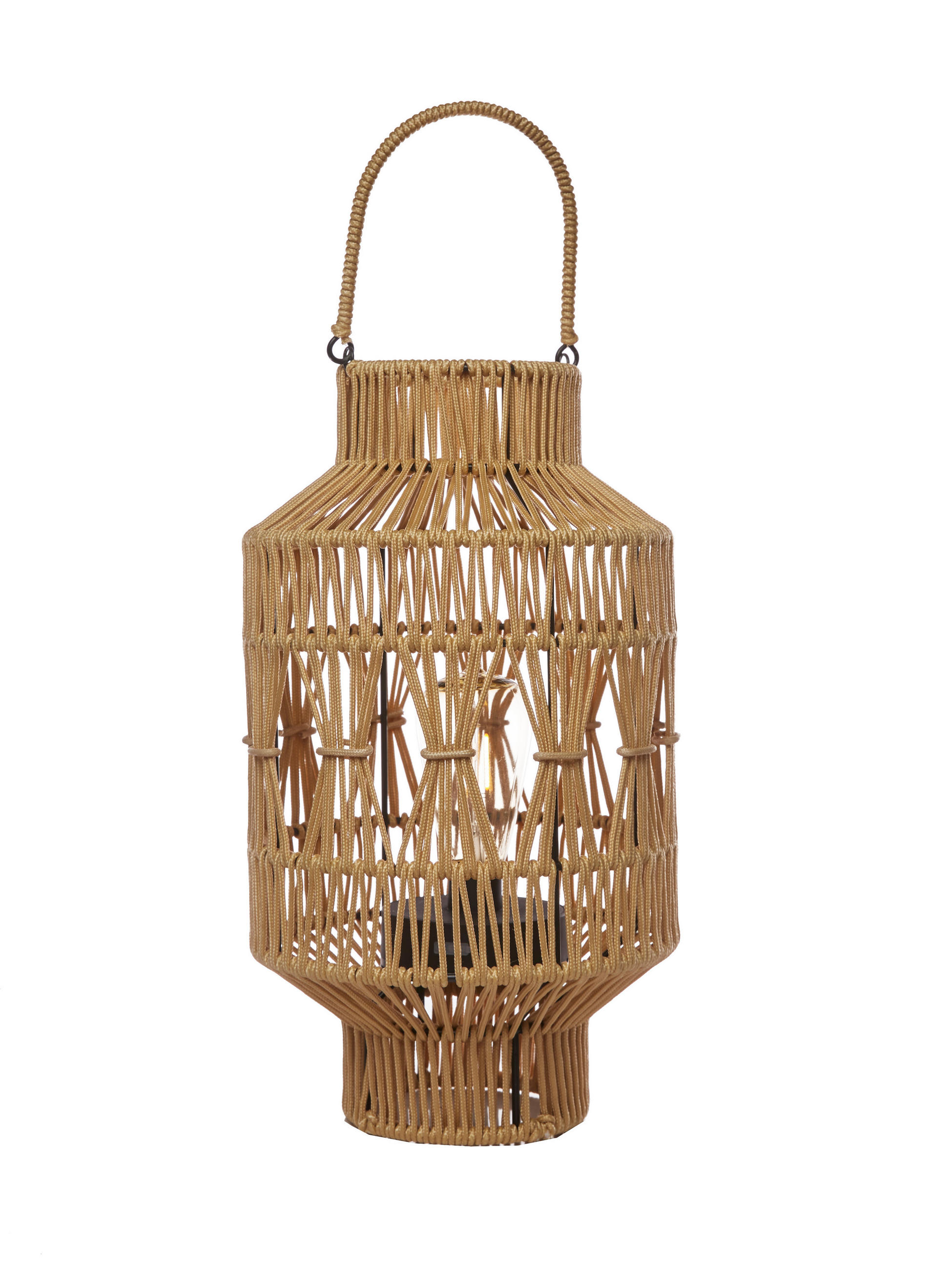 Luxform Tischlampe Braun 24x43x24 cm