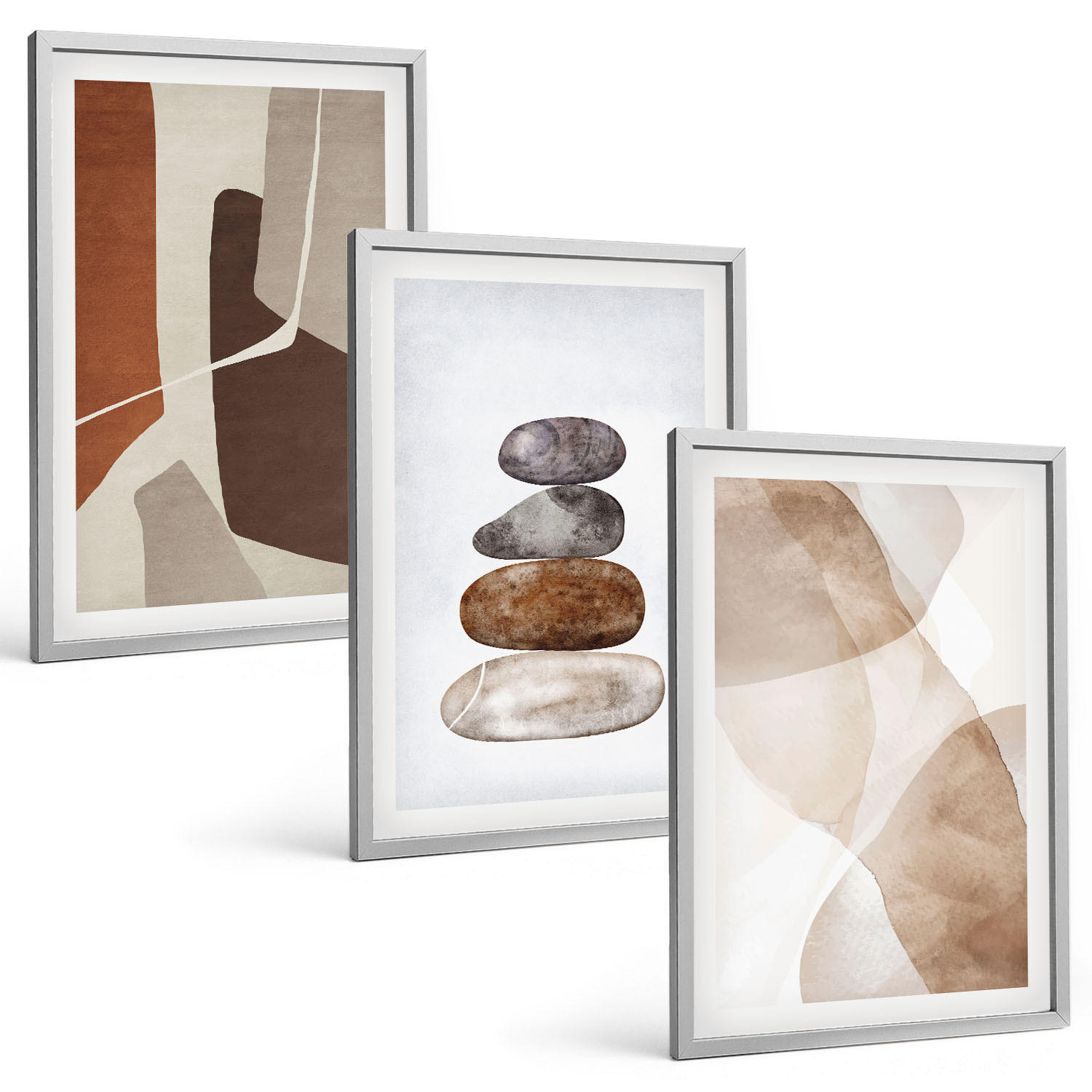 Tulup Bilder Silber 40x60 cm
