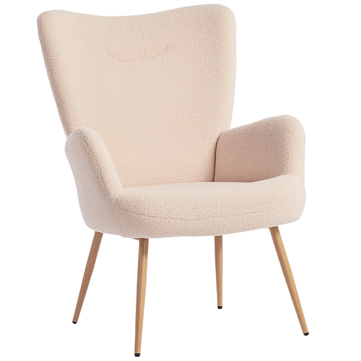 SESSEL PANG-T8K4M2 Beige - Beige, Metall (71/97.5/74cm) - PANGIVO