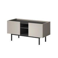 TV-LOWBOARD Noel 100 Kaschmir/Schwarz (stehend) - Kaschmir/Schwarz, Holzwerkstoff/Metall (100/50/42cm) - mzm24