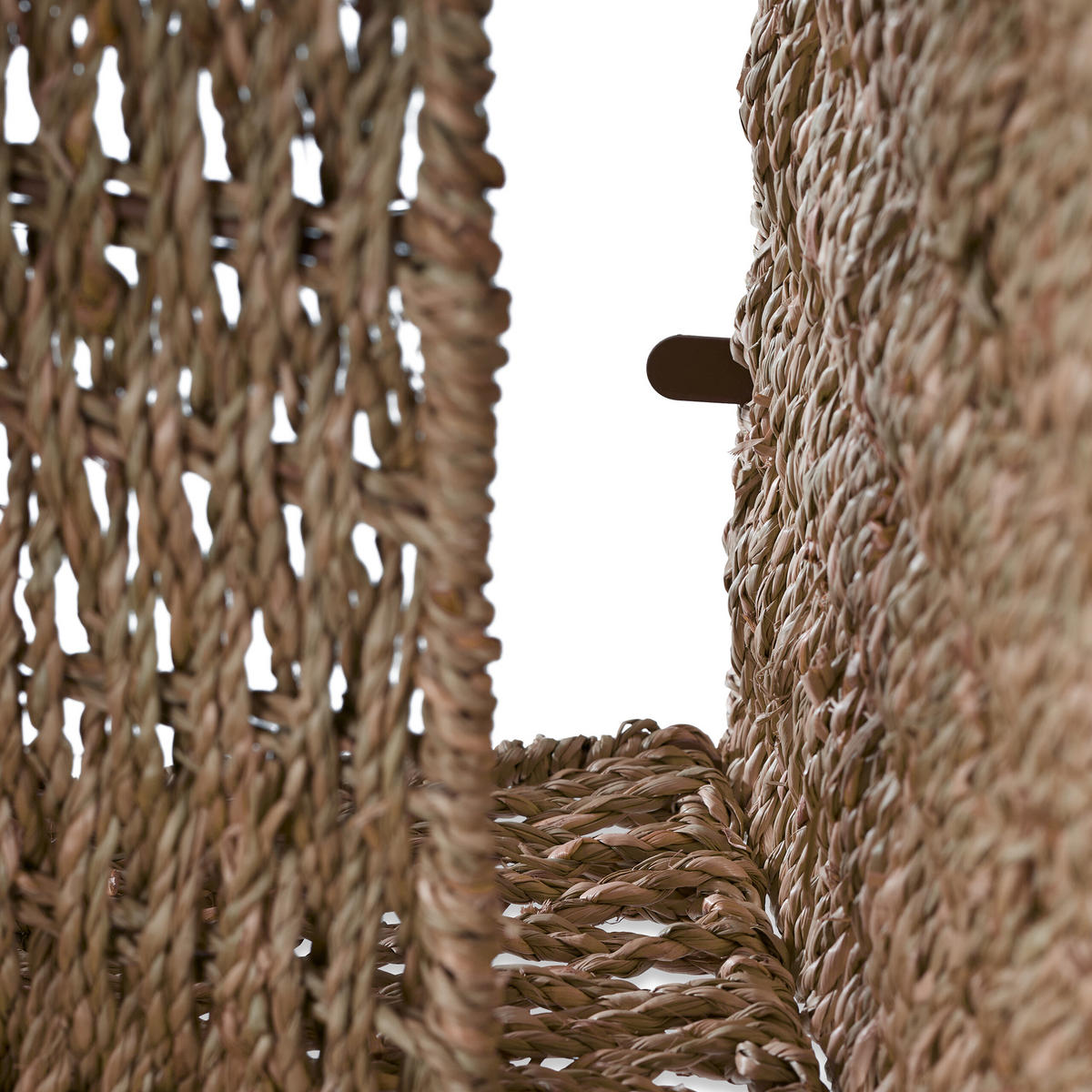 AUFBEWAHRUNGSKORB - Hellbraun, Textil/Metall (30/30/30cm) - Relaxdays