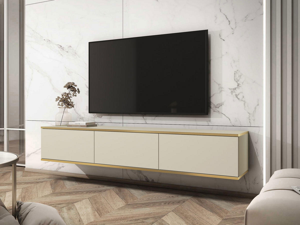 TV-LOWBOARD Oro I - Beige, Holzwerkstoff (175/30/32cm) - MIRJAN24