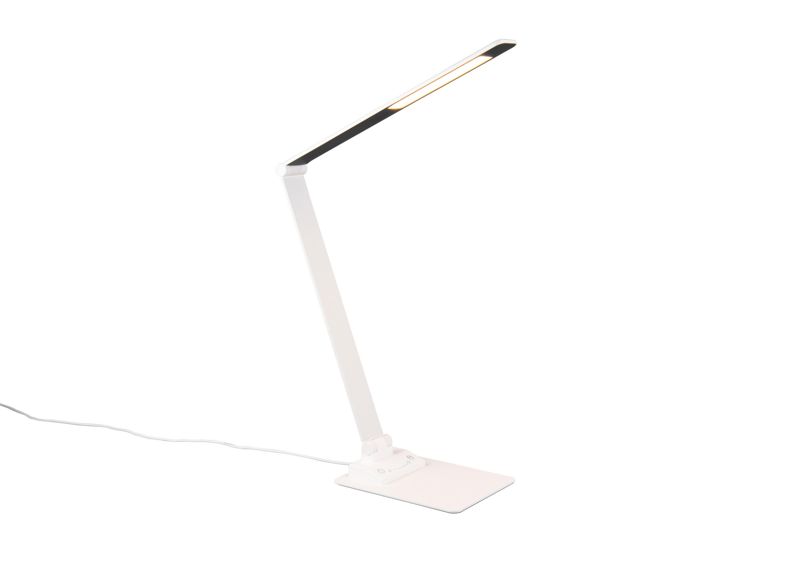 Trio Leuchten Tischlampe Weiß 15.5x71.9x15.5 cm