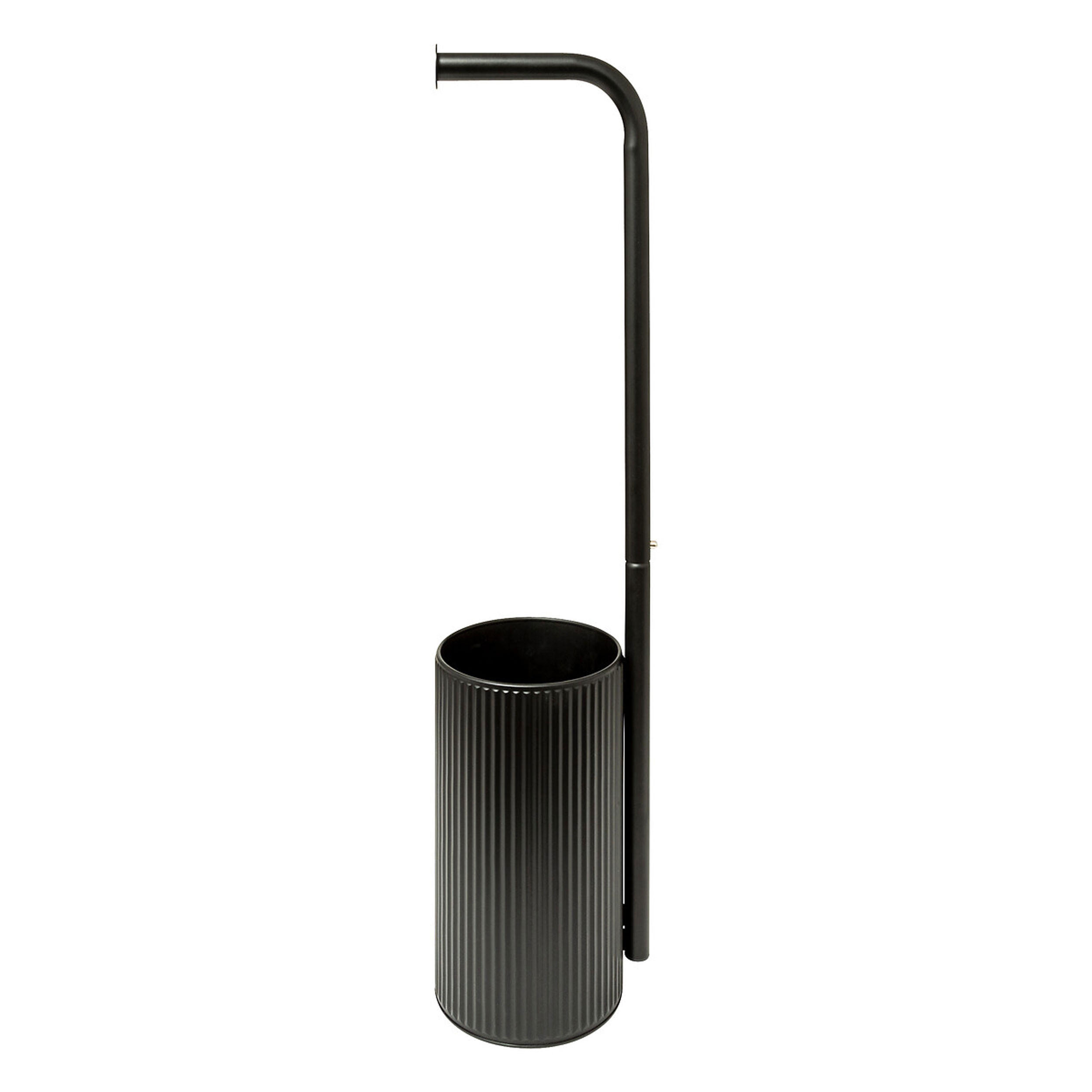 TOILETTENPAPIERHALTER Onyx, Stahl, Dunkelgrau - Grau, Metall (13.5/66/13.5cm) - 5five Simply Smart