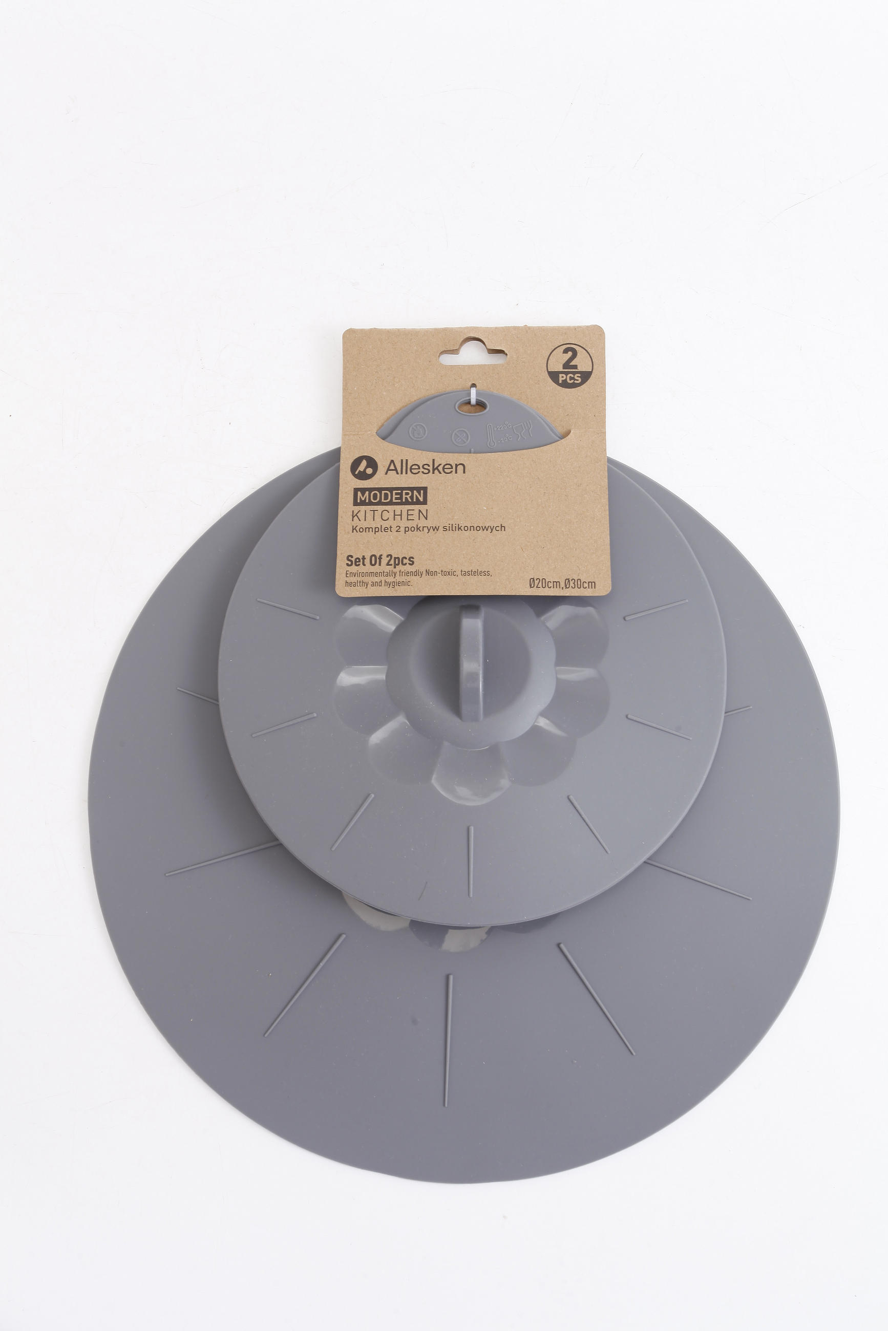 SILIKONDECKEL Modern Kitchen Grau 31.5/31.5/3 cm Kunstoff - Grau, Kunststoff (31.5cm) - Mondex