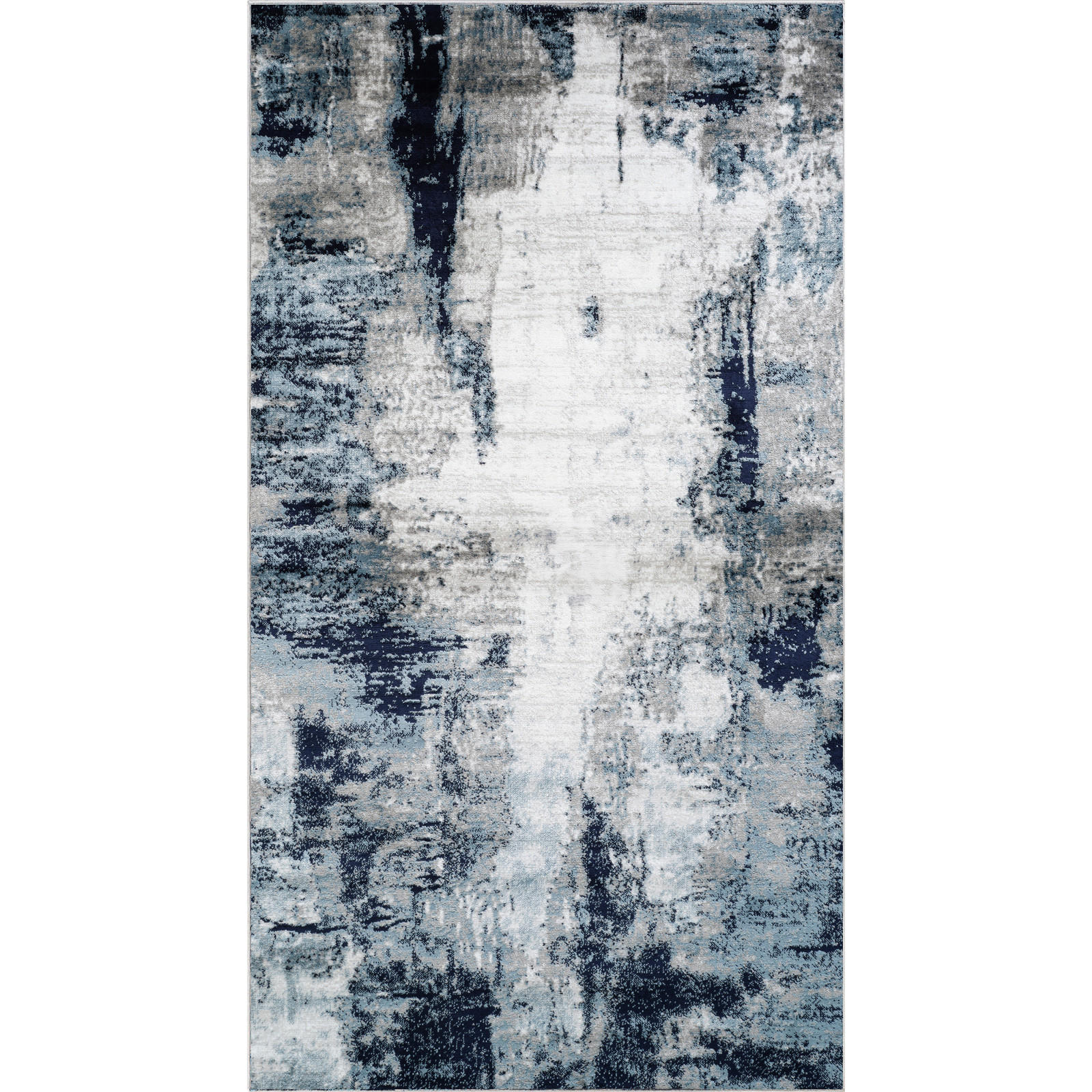 KURZFLORTEPPICH 80/150 cm Blau - Blau/Weiß, Naturmaterialien/Textil (80/150cm) - LIVABLISS