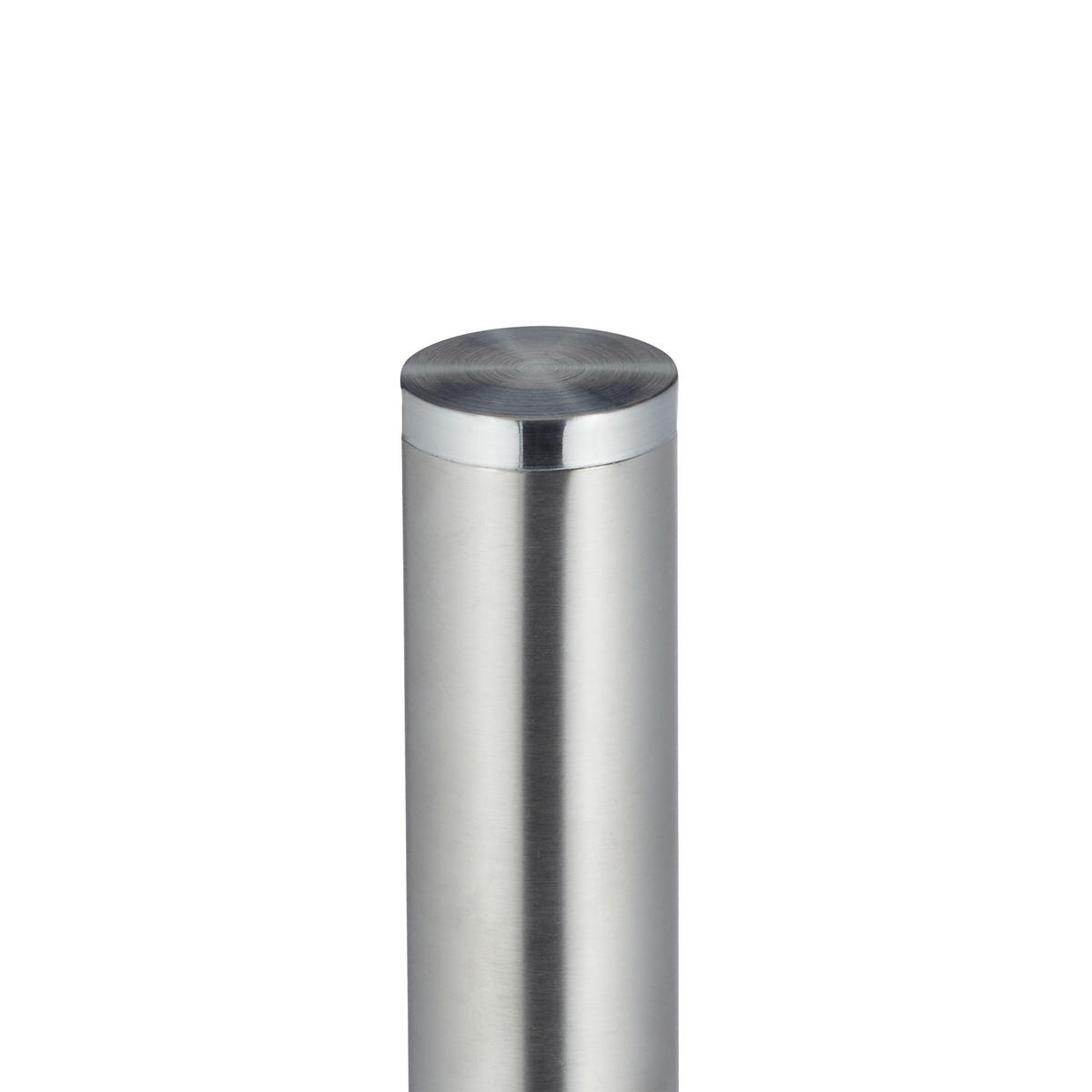 TOILETTENPAPIER Aufbewahrung - Silberfarben, Metall (15/55/15cm) - Relaxdays