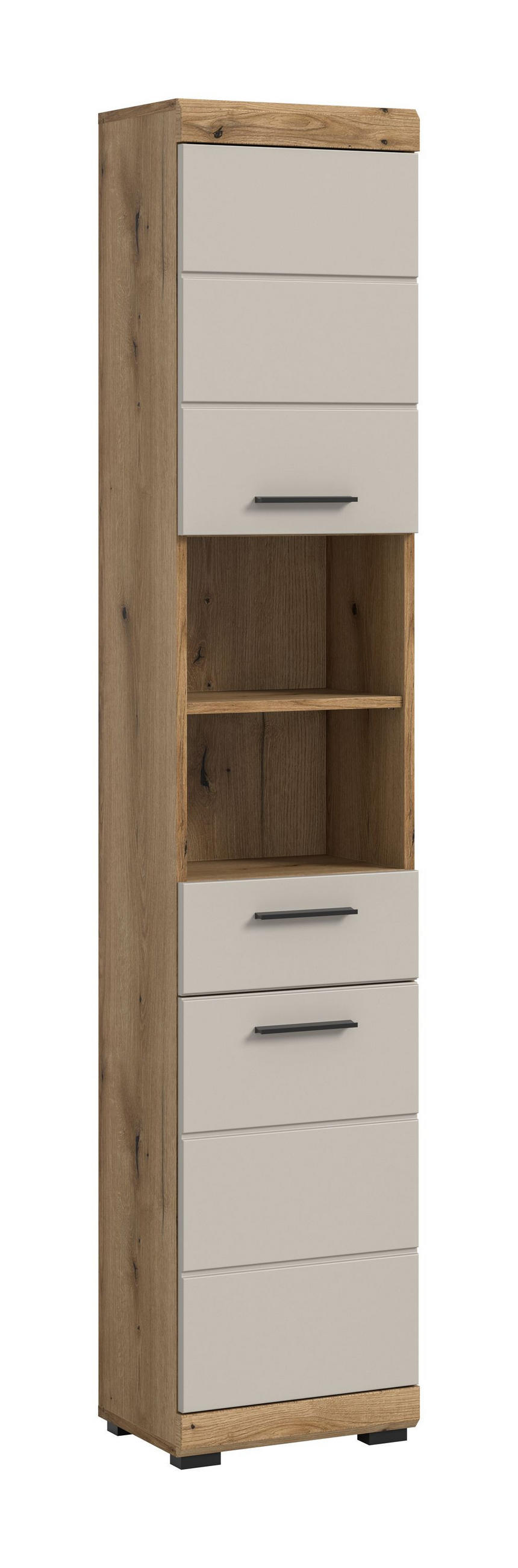 Homes & Jones Hochschrank Eiche 37x191x31 cm